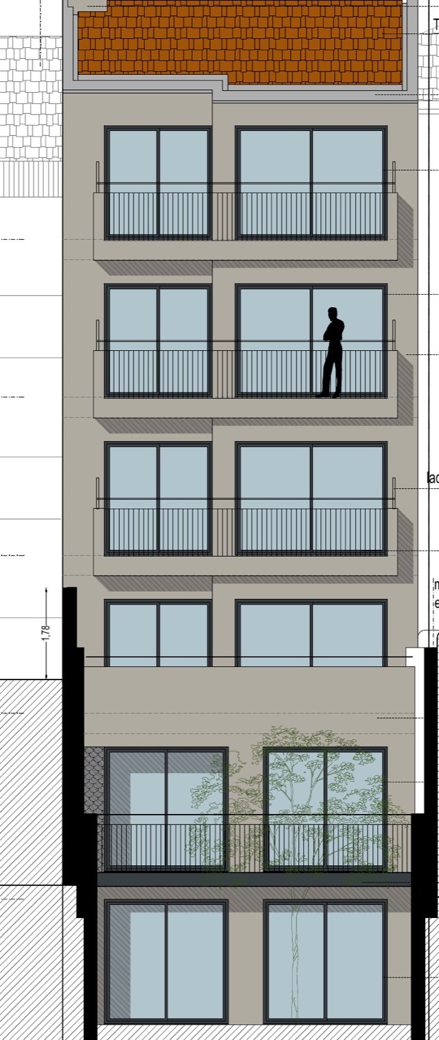 Proposed rear elevation